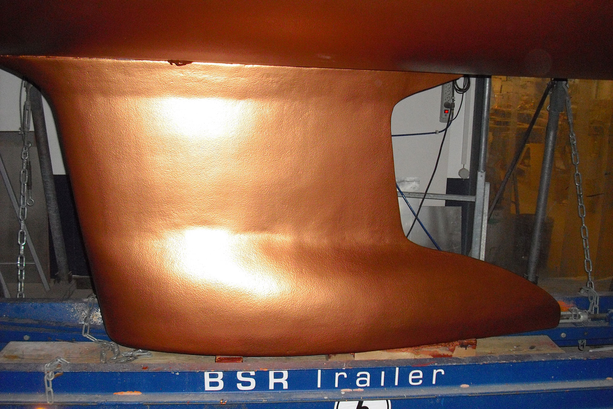 Dauerantifouling aufgebracht