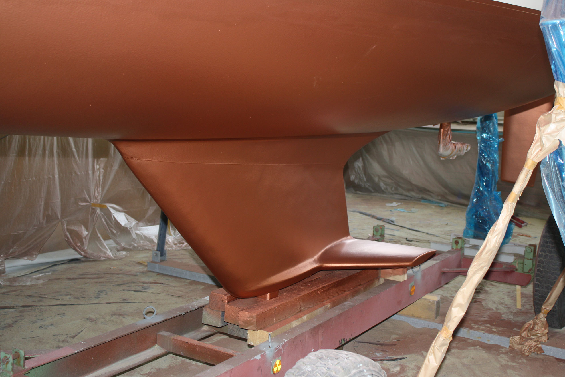 Dauerantifouling gespritzt