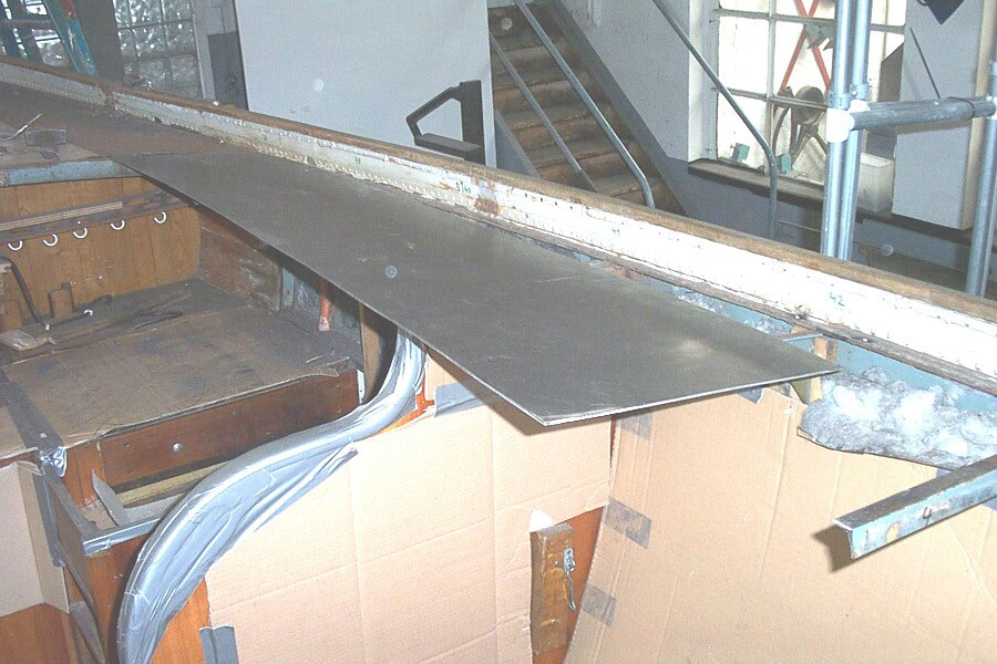Neuaufbau der Decksfläche