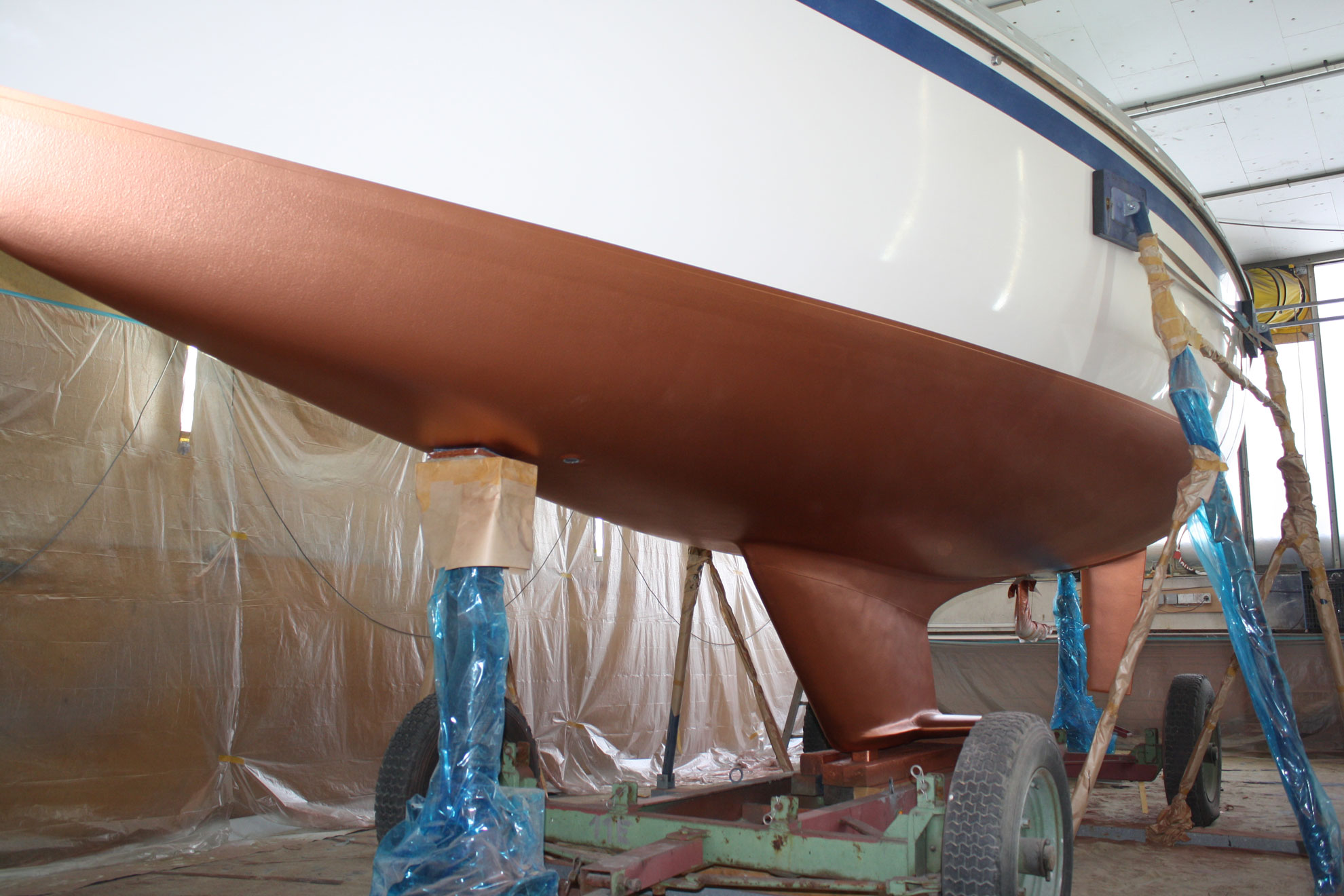 Dauerantifouling gespritzt