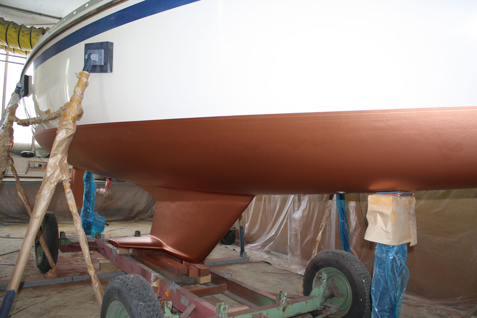 Dauerantifouling gespritzt