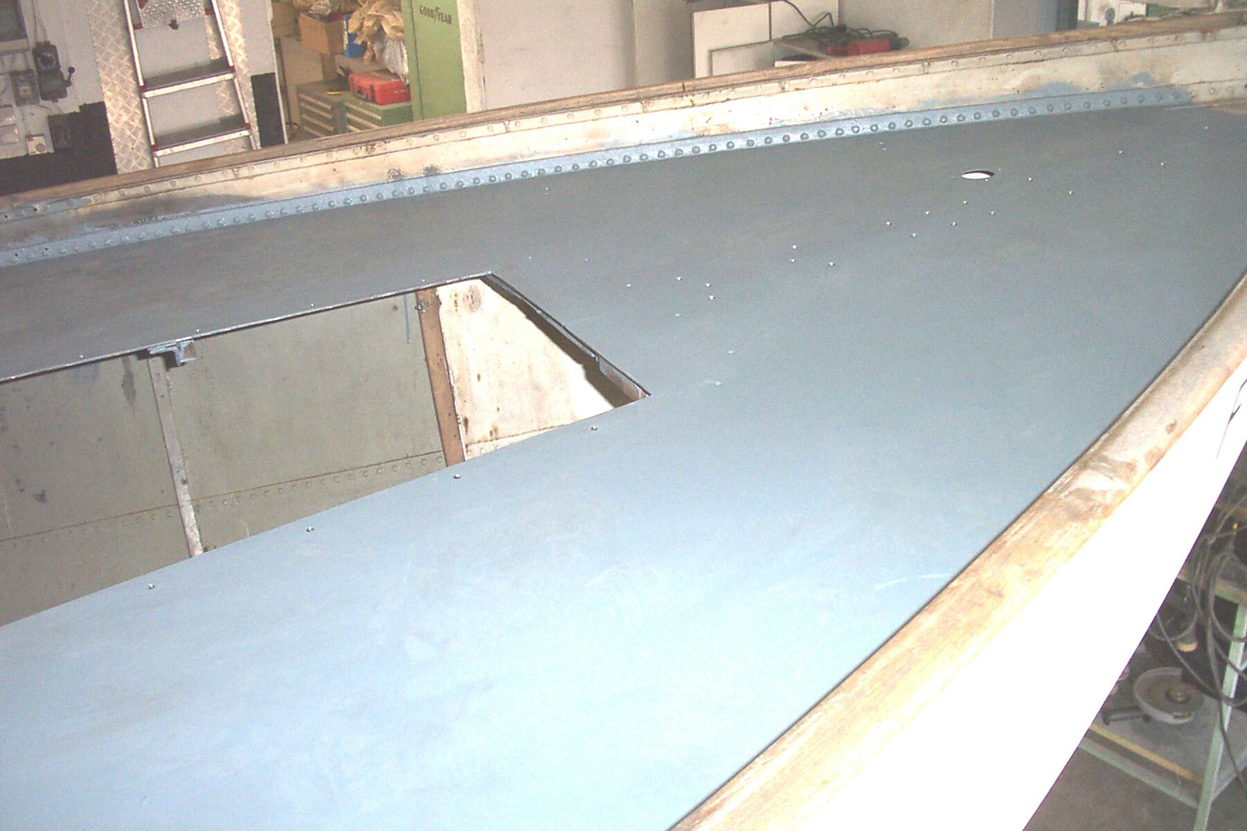 Neuaufbau der Decksfläche